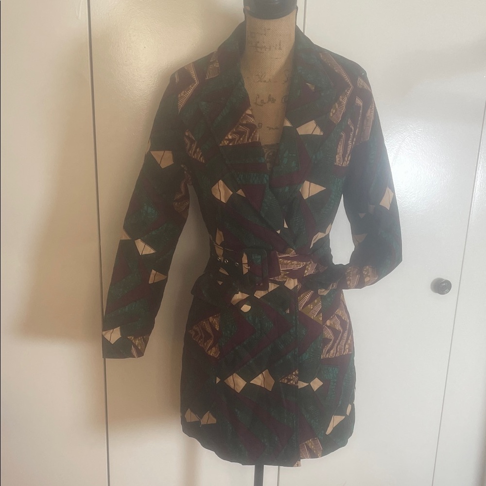 OFUURE tribal Patterned Blazer